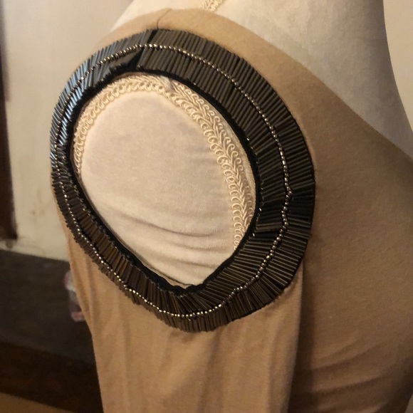 Bebe one sleeved tan shirt - Picture 5 of 5